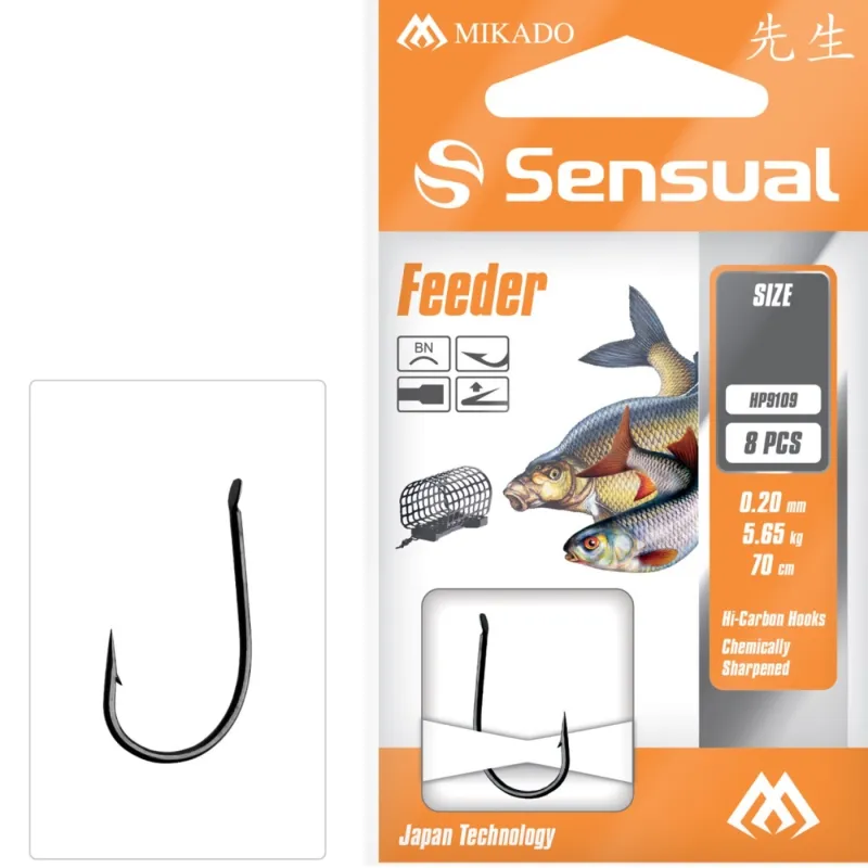 Gotowe Przypony Mikado Sensual Feeder 9109 nr 6 / 0.18 mm – mocne i skuteczne