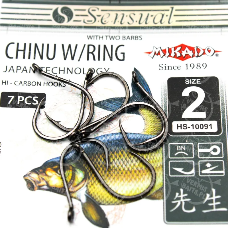 Haczyki Sensual Mikado Chinu Ring nr 2 BN