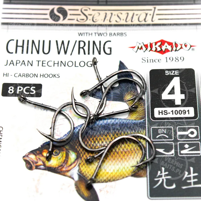 Haczyki Sensual Mikado Chinu Ring nr 4 BN