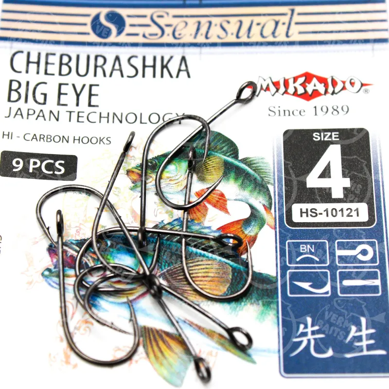 Haczyki Sensual Mikado Cheburashka Big Eye nr 4