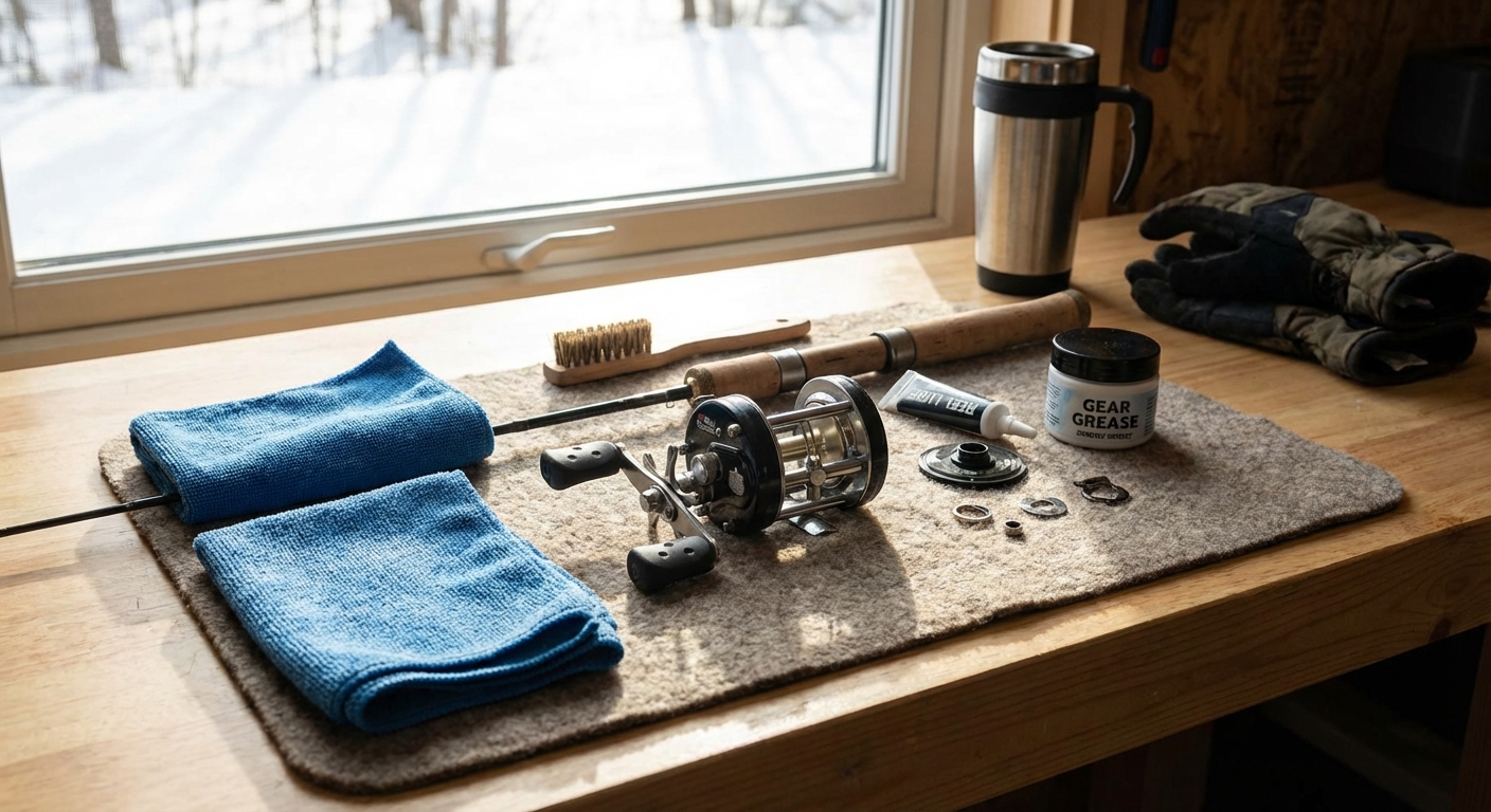 stanowisko zimowe do konserwacji sprzętu zimowego